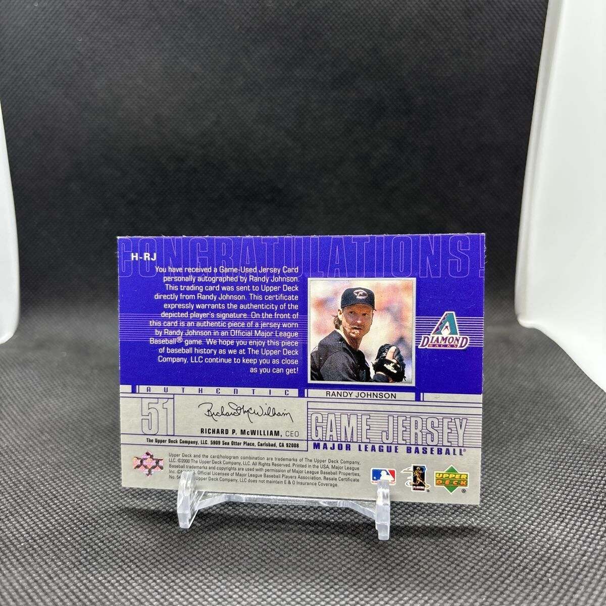 新品】ランディ・ジョンソン 直筆サインフォト/写真 MLB マリナーズ