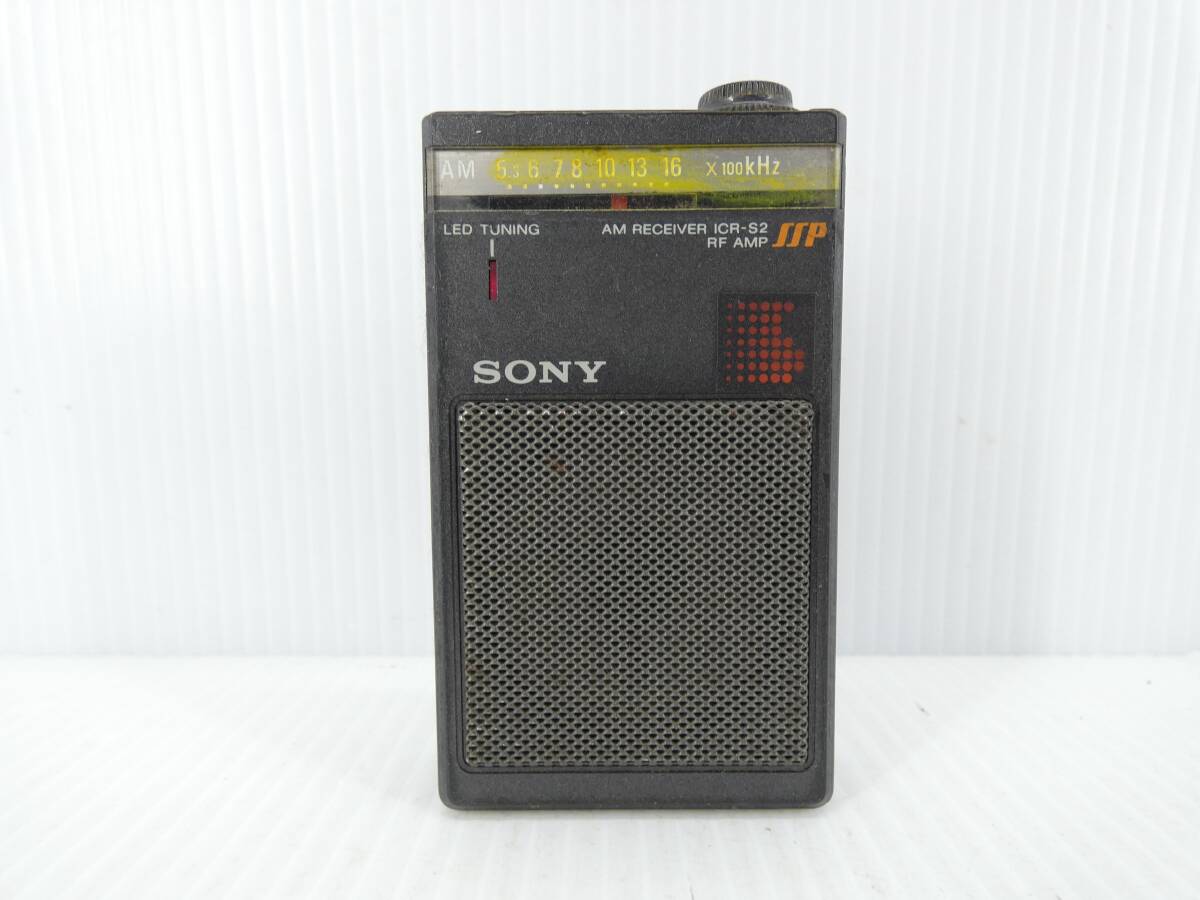 希少！SONY ミリQ AM薄型アンティークコンパクトラジオ ICR-9 日本製