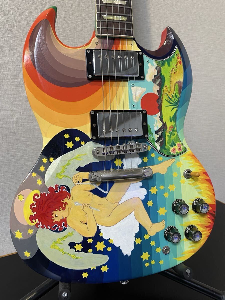 サイケデリックペイントSG The Fool is a 1964 SG エリック