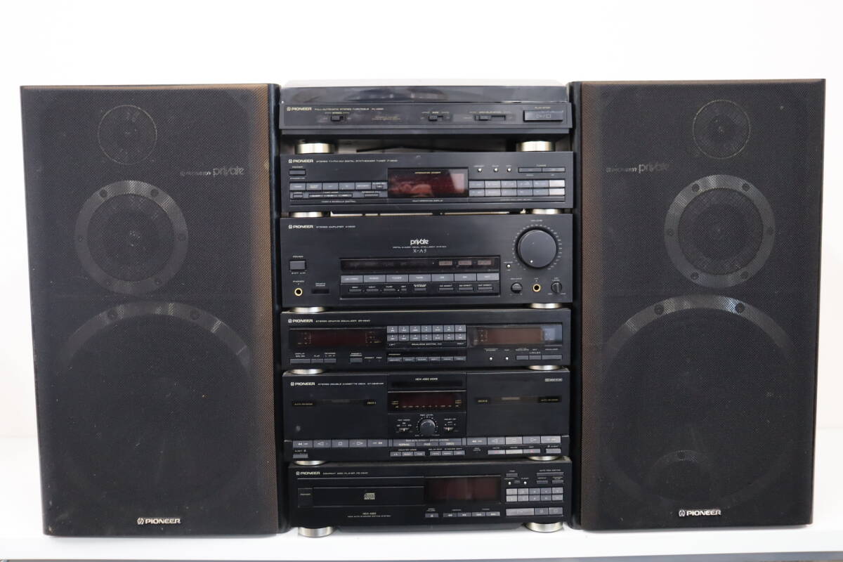 ☆PIONEER☆パイオニア Private CD550 システムコンポ 取説・リモコン