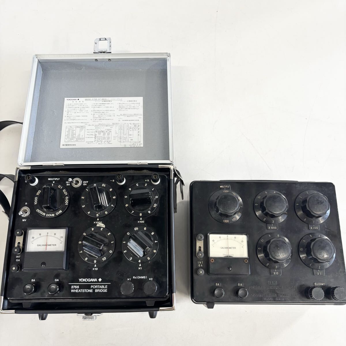 横河計測 Portable Wheatstone Bridge model 2755-97 ホイートストン