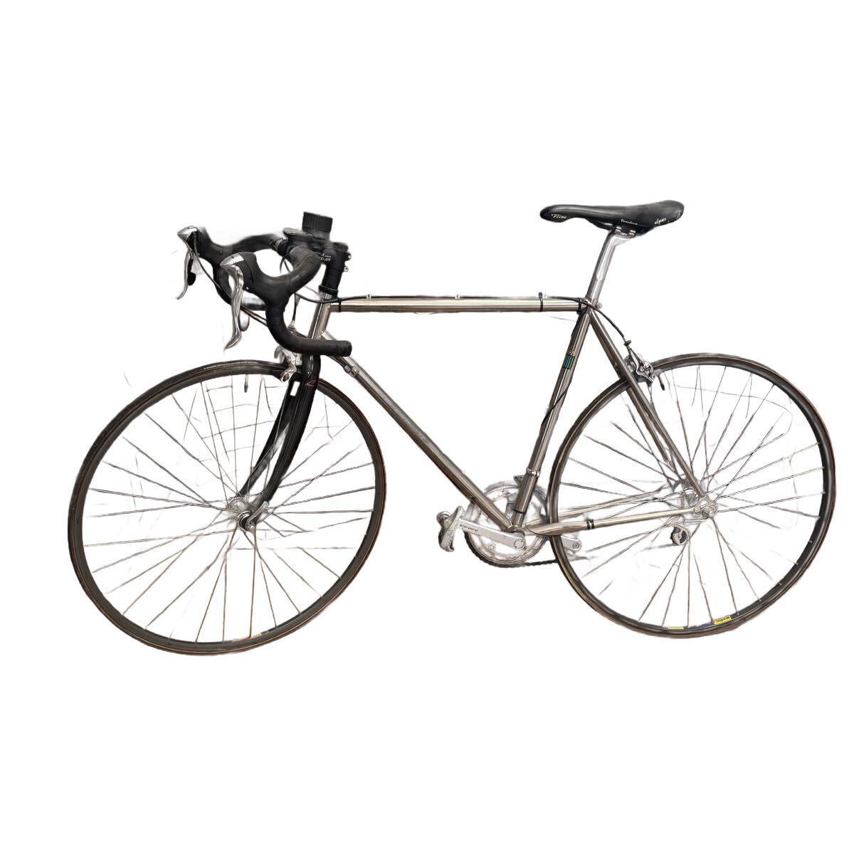 配送限定 入札 1円～ ズノウ ZUNOW クロモリ ロードバイク DURA-ACE