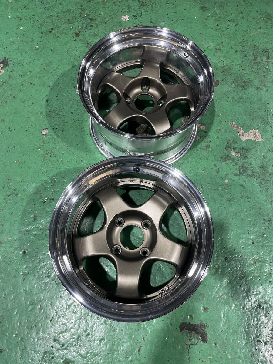 WORK ワーク MEISTER マイスター CR01 15インチ 9J カラーリム 深リム