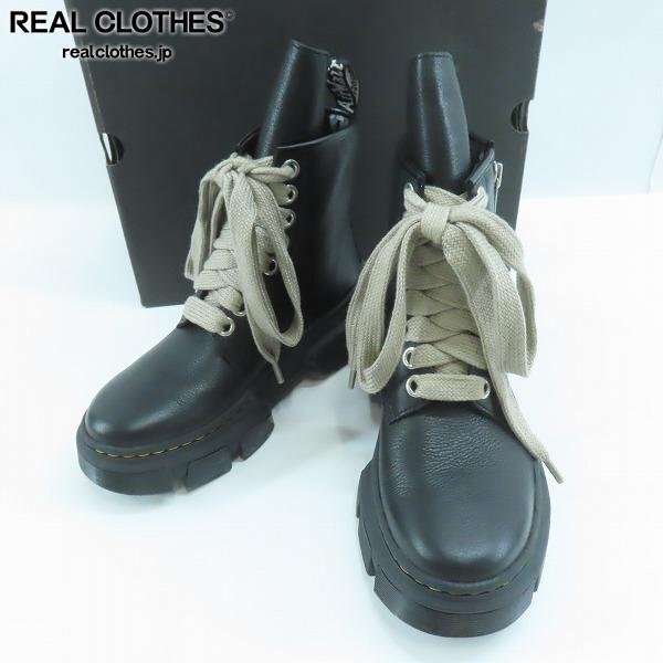 Dr.Martens クレイジーボム UK10 黒 厚底 10ホール ブラック CRAZYBOMB