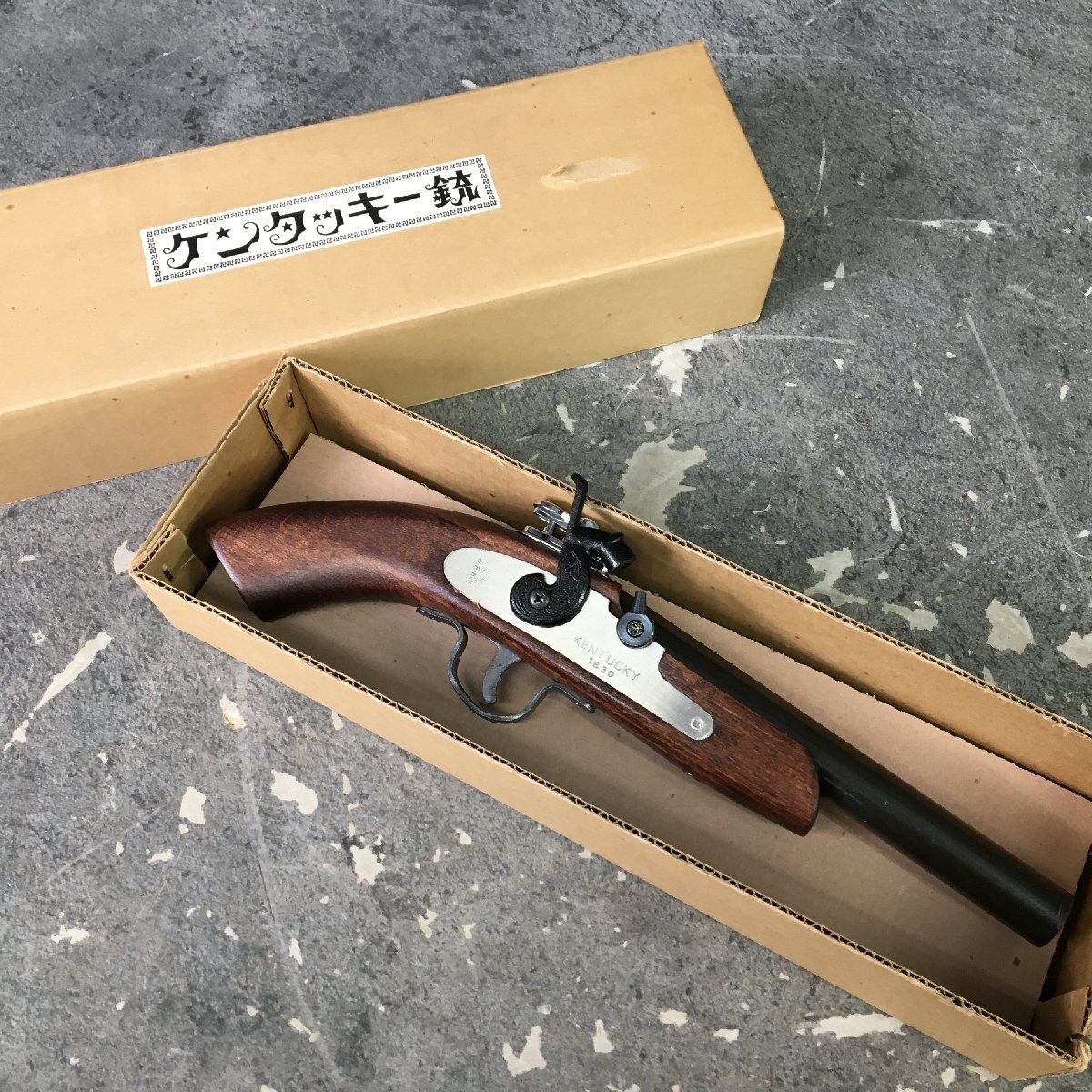 ミロク ケンタッキー フリントロックピストル 古式銃 火打式銃 拳銃