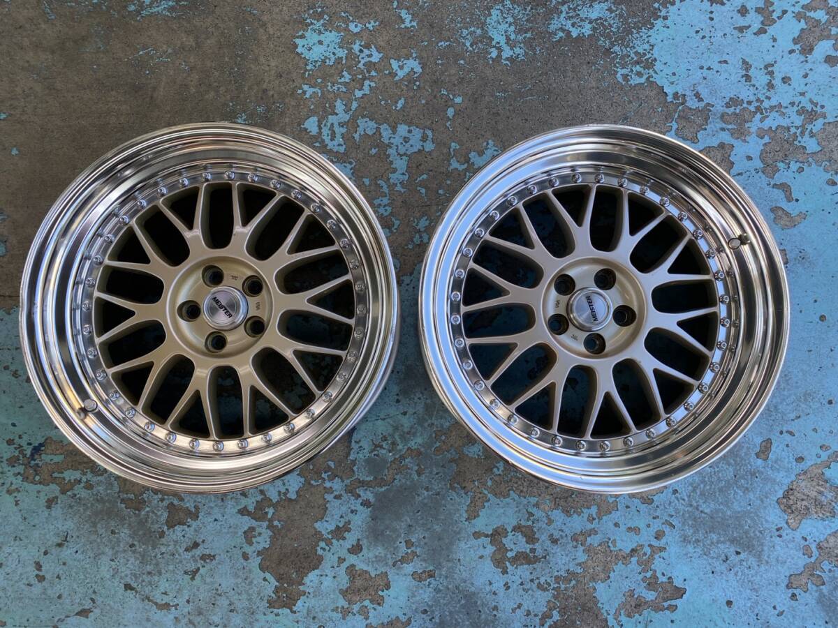 WORK Meister CR01 16インチ 4穴 8.5j ＋3 ワークマイスター 引っ張り