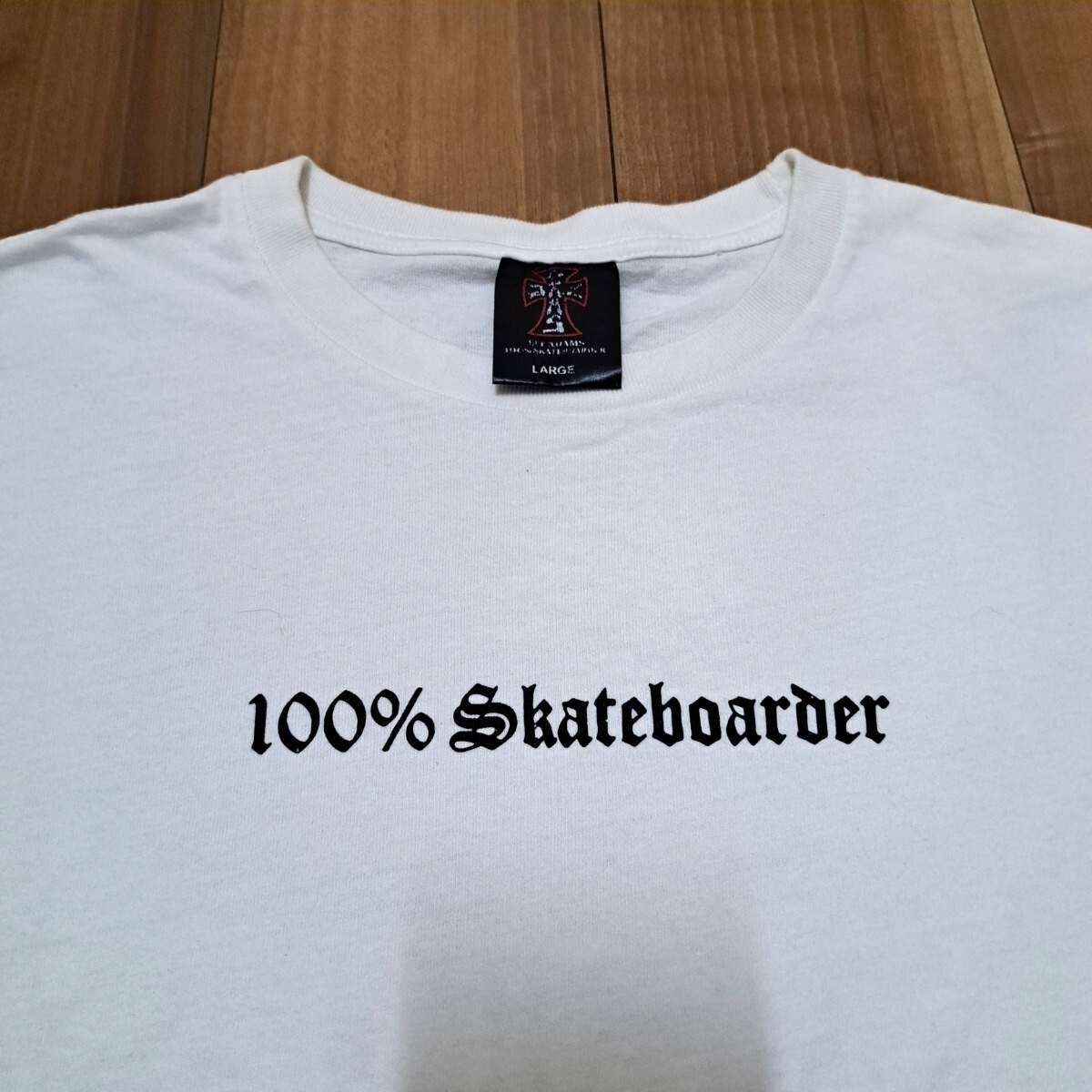 セール L 当時物 グリーン 100% Skateboarder ワーク ジャケット 