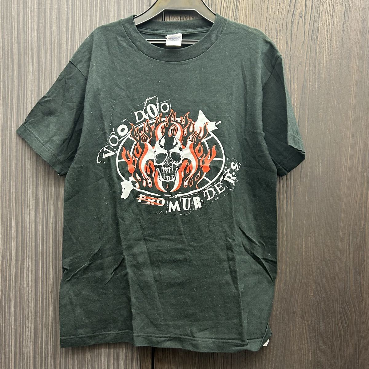 中古】YAPOOS THE MURDERS ヤプーズ 戸川純 バンドTシャツ M 黒 の落札
