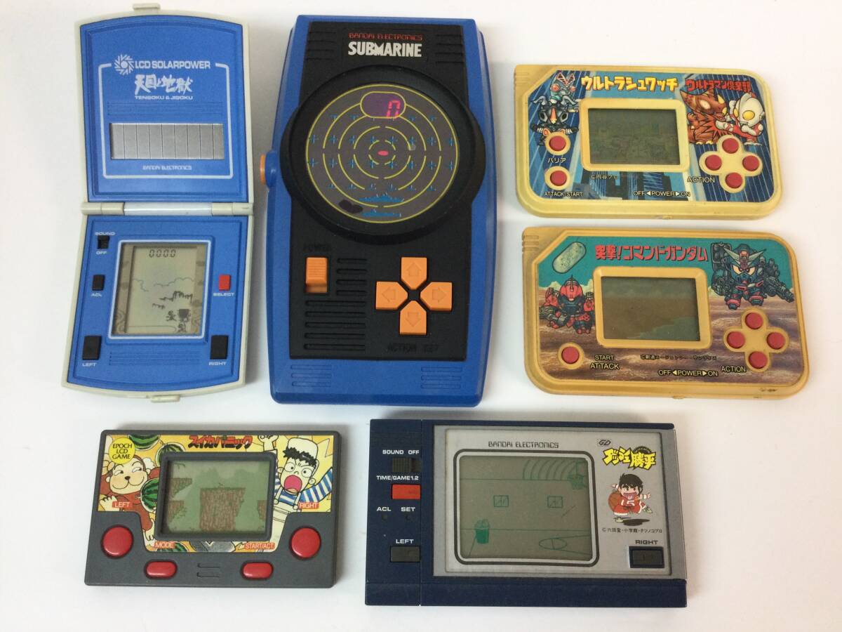 バンダイ LCD ソーラーパワー ゲーム 天国と地獄 ゲームウォッチ の