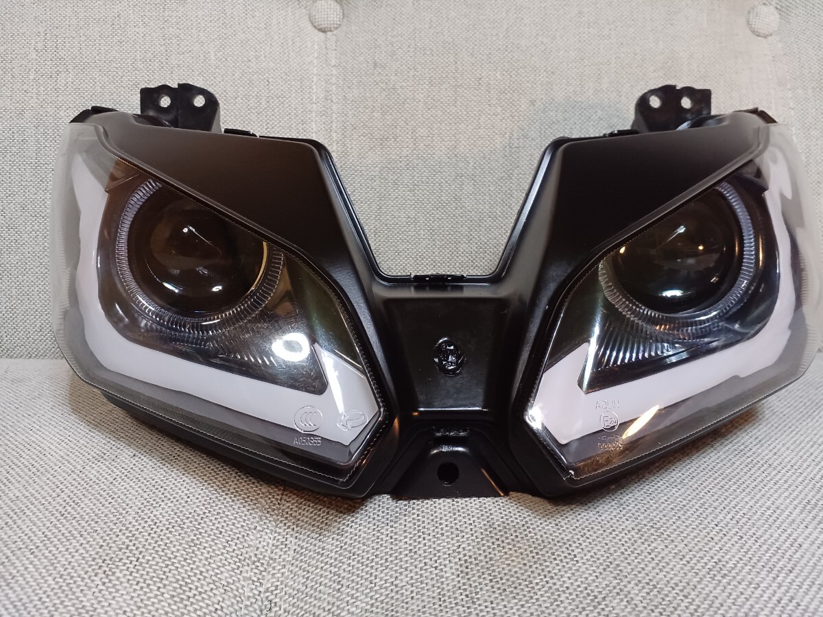新品】YZF-R25 R3 13-16 HID プロジェクターエンジェルアイ イカリング