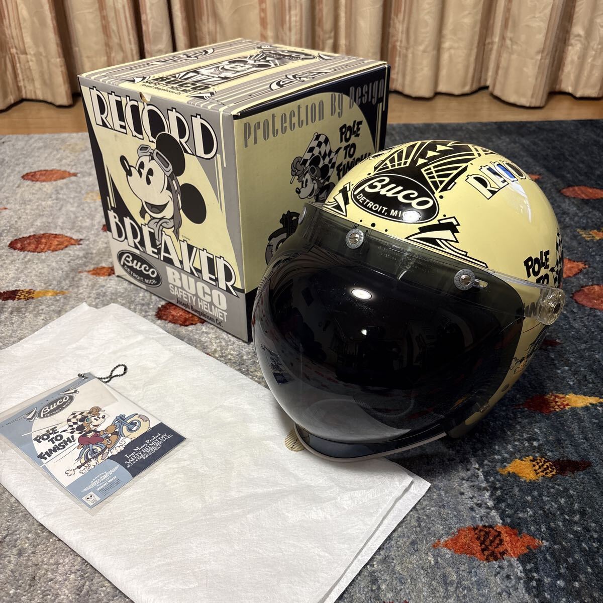 Buco ブコ ◇ GT ヘルメット ゴールドメタル・フレーク 58-60cm(M/L