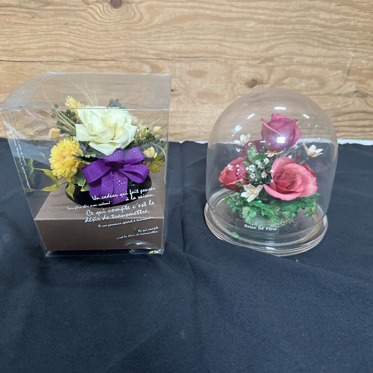 未使用に近い】Reine De Fleur☆レンデフロール 角型 ガラスケース 