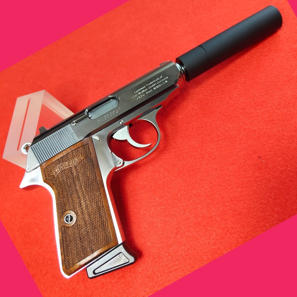 KSC M93R II HW サイレンサー付き 新品同様中古品・フルカスタム仕様】KSC M93R-II システム7 HW ガス