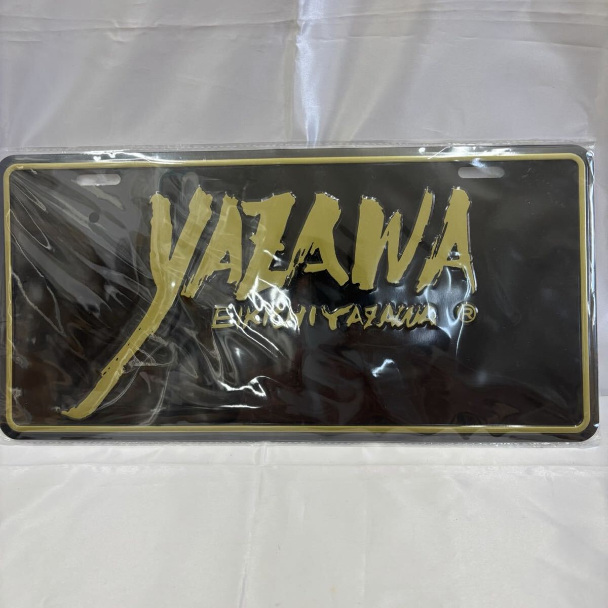 新品】新品 矢沢永吉 YAZAWA スリーロゴ レア 正規品 入手困難 トレイ