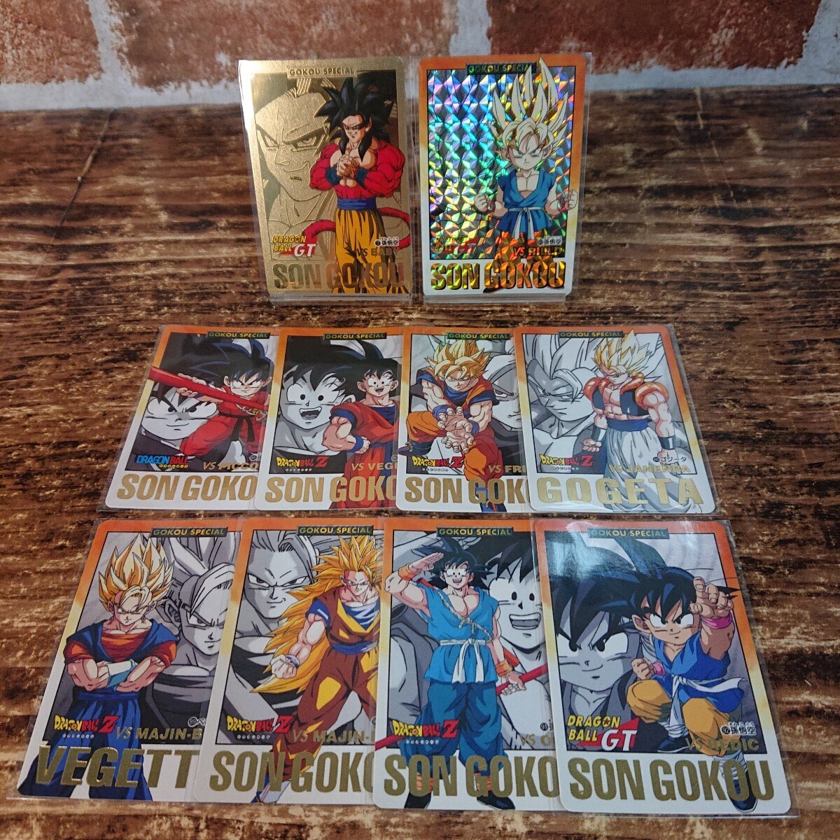 プ*ド様 【当時モノ】（極美品）ドラゴンボールGT 特別カードダス200 新品】極美品 ドラゴンボール カードダス NO.200 ゴールドカード 超