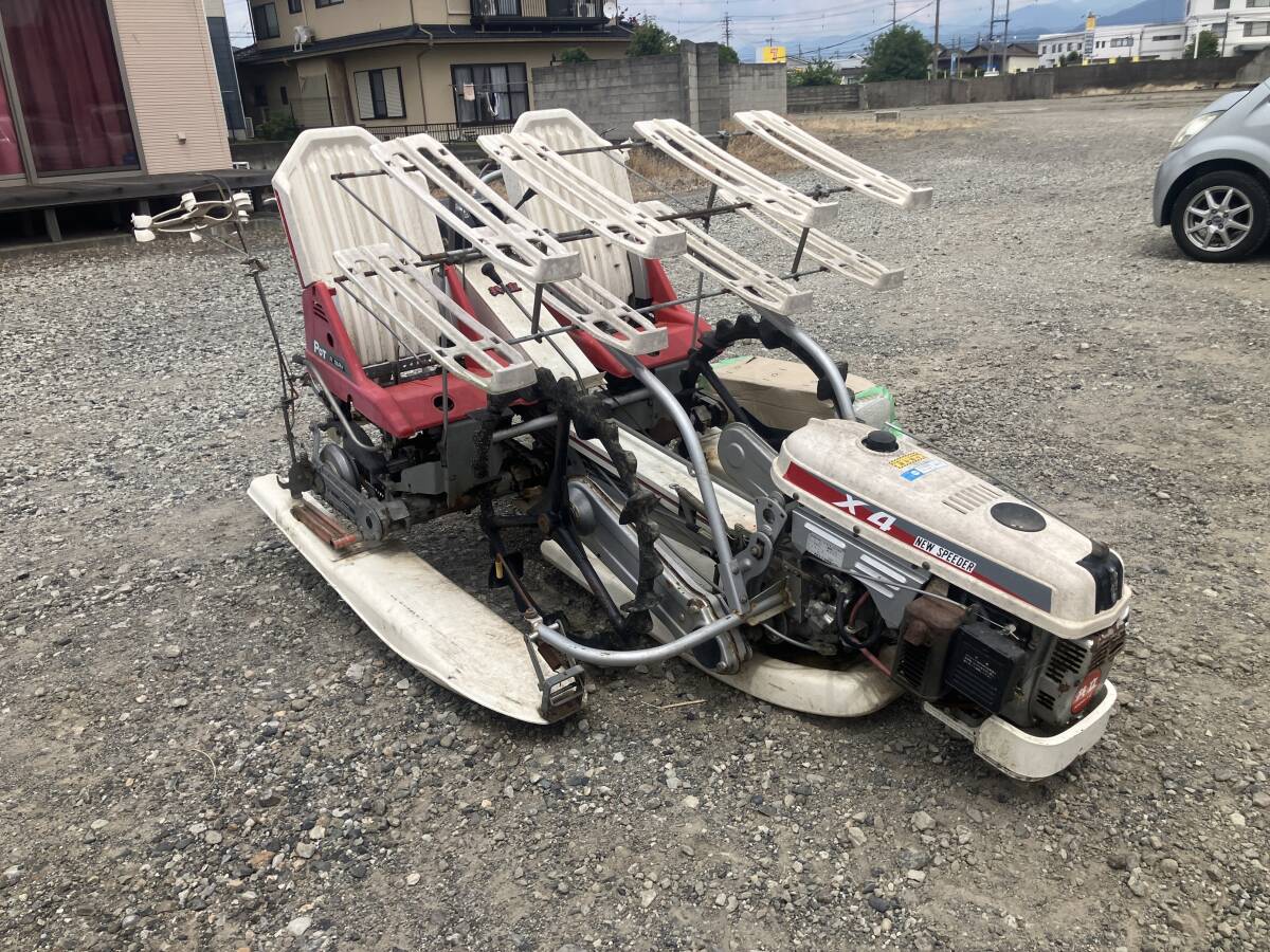 傷や汚れあり】共立 みのる 二条用歩行型田植機 苗箱付きの落札情報 