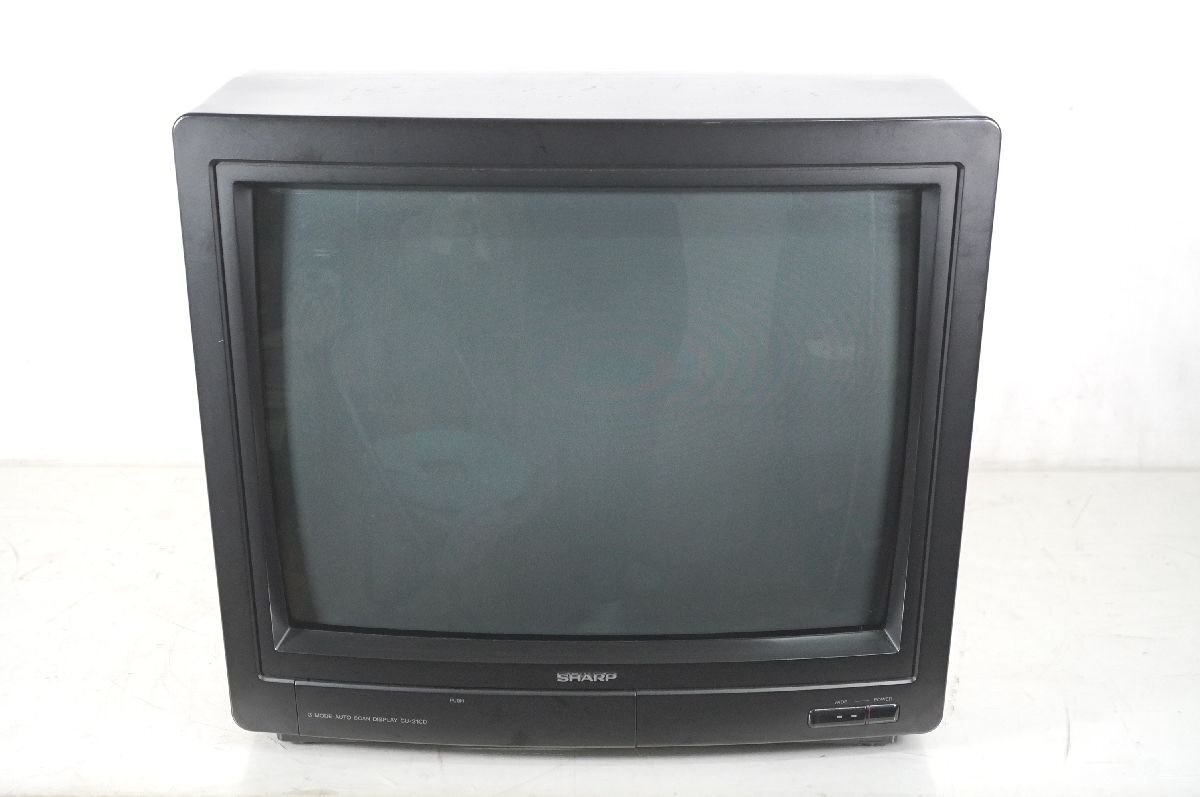 シャープ SHARP ブラウン管テレビ 14C-B16B 14型 87年製 昭和レトロの