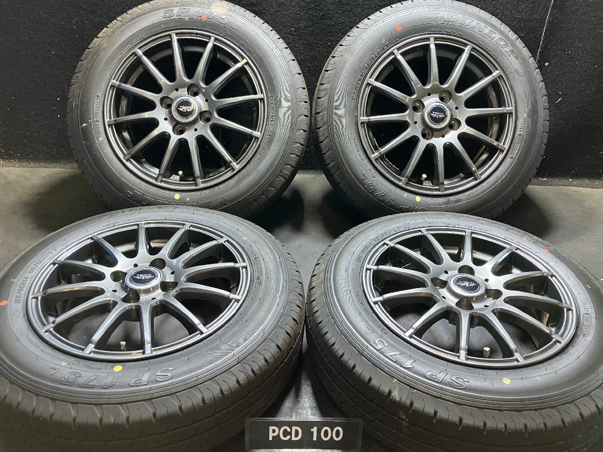 NCP91 ヴィッツRS純正アルミホイール 4本 16×6J +51 PCD100 4H 純正