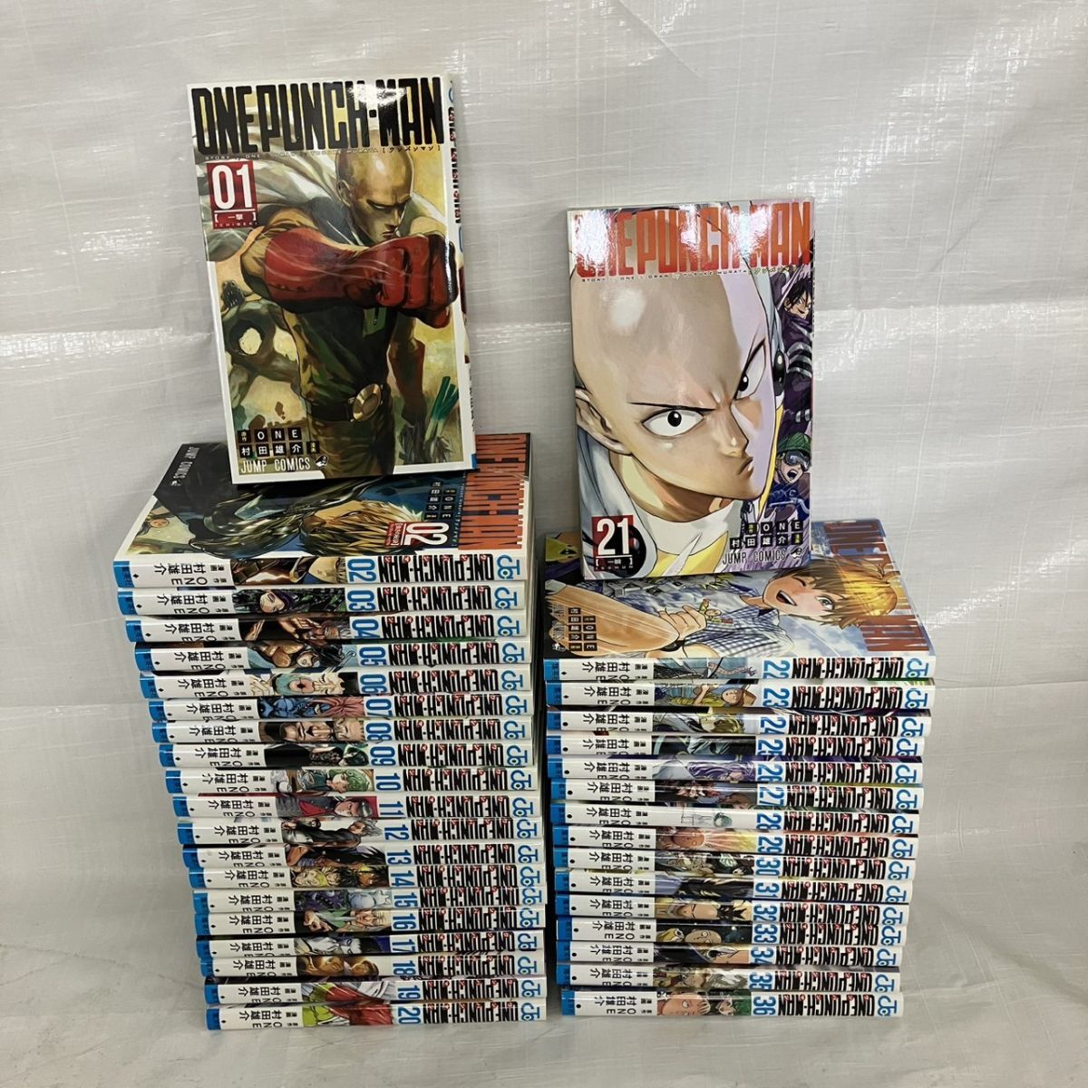 全巻 初版 帯付き ワンパンマン 1～19巻 セット 特典 イラストカード