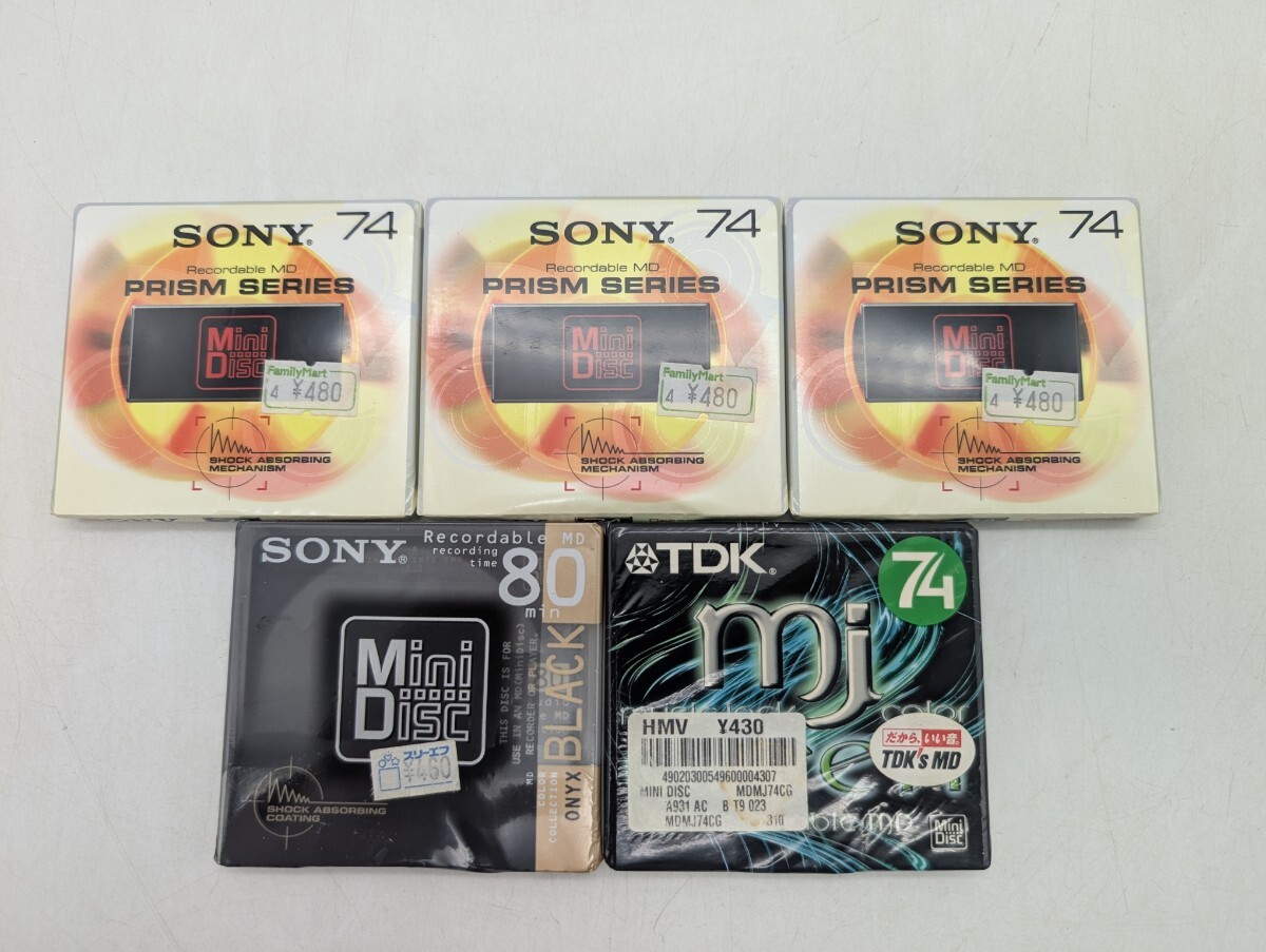 ☆SONY Mini Disc ・ソニー ミニディスク Prism Gold 80分10本・74分10