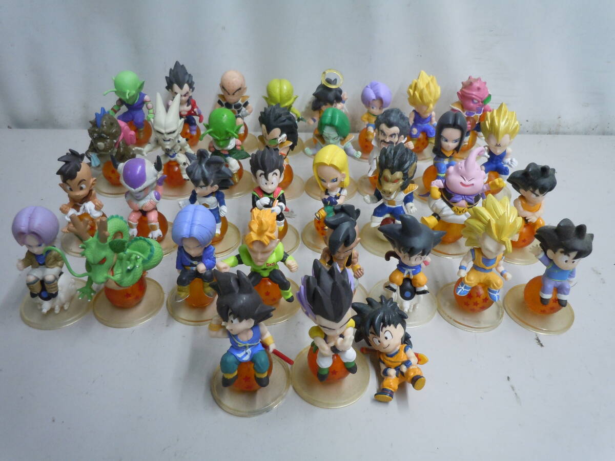 ドラゴンボール消しゴム 其之五 いろいろセット 蛍光青竹色 塩ビ艶あり