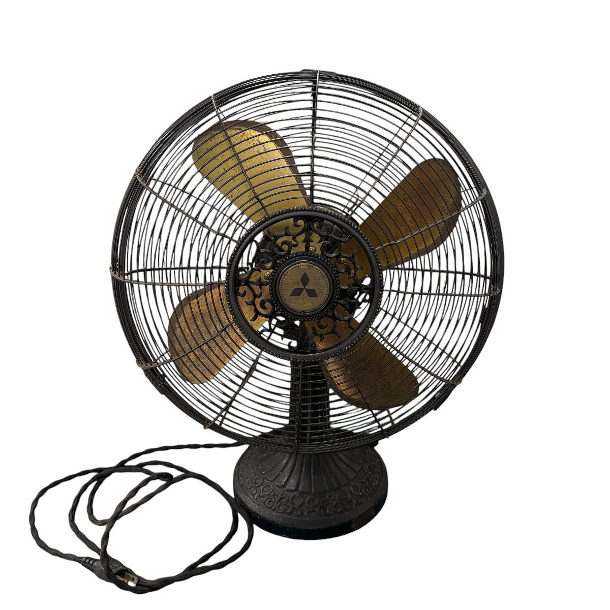 昭和レトロ☆三菱扇風機 4枚金属羽根 ☆羽根動きます。 三菱電機
