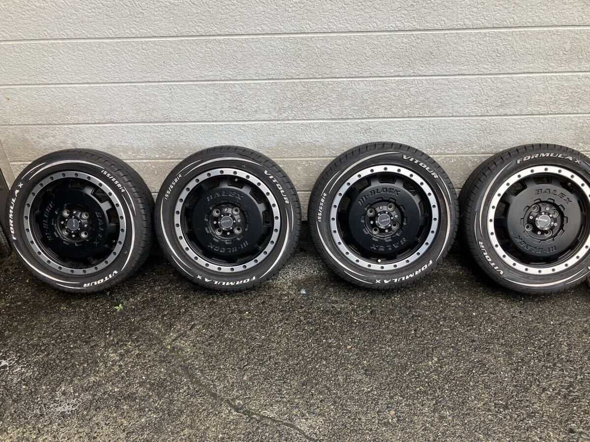 新品】最短当日発送 送料込み17800円～ヴィツァー◇155/65R13 VITOUR