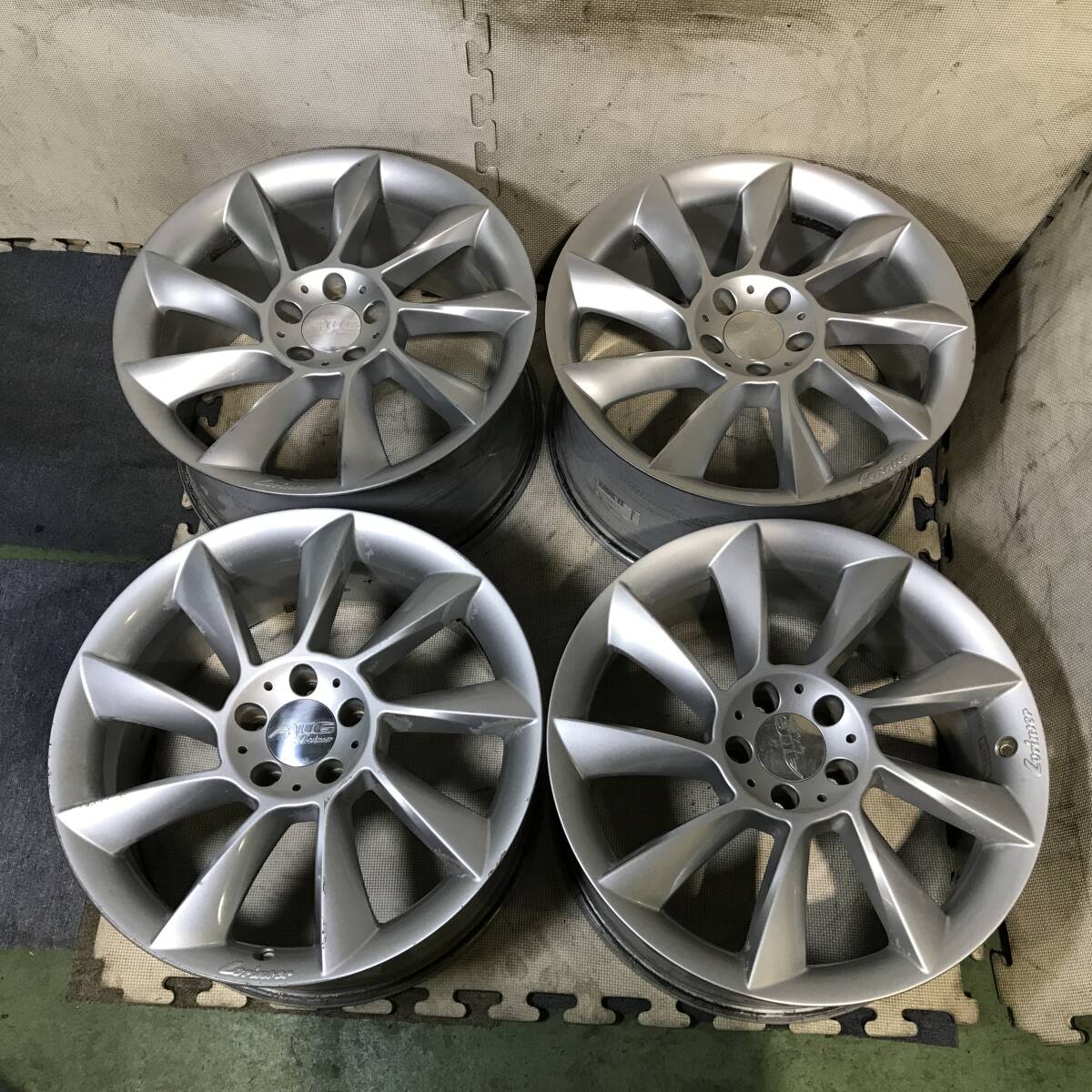 やや傷や汚れあり】ロリンザー風? 21インチ 9J 10J PCD120 5穴 LEXUS
