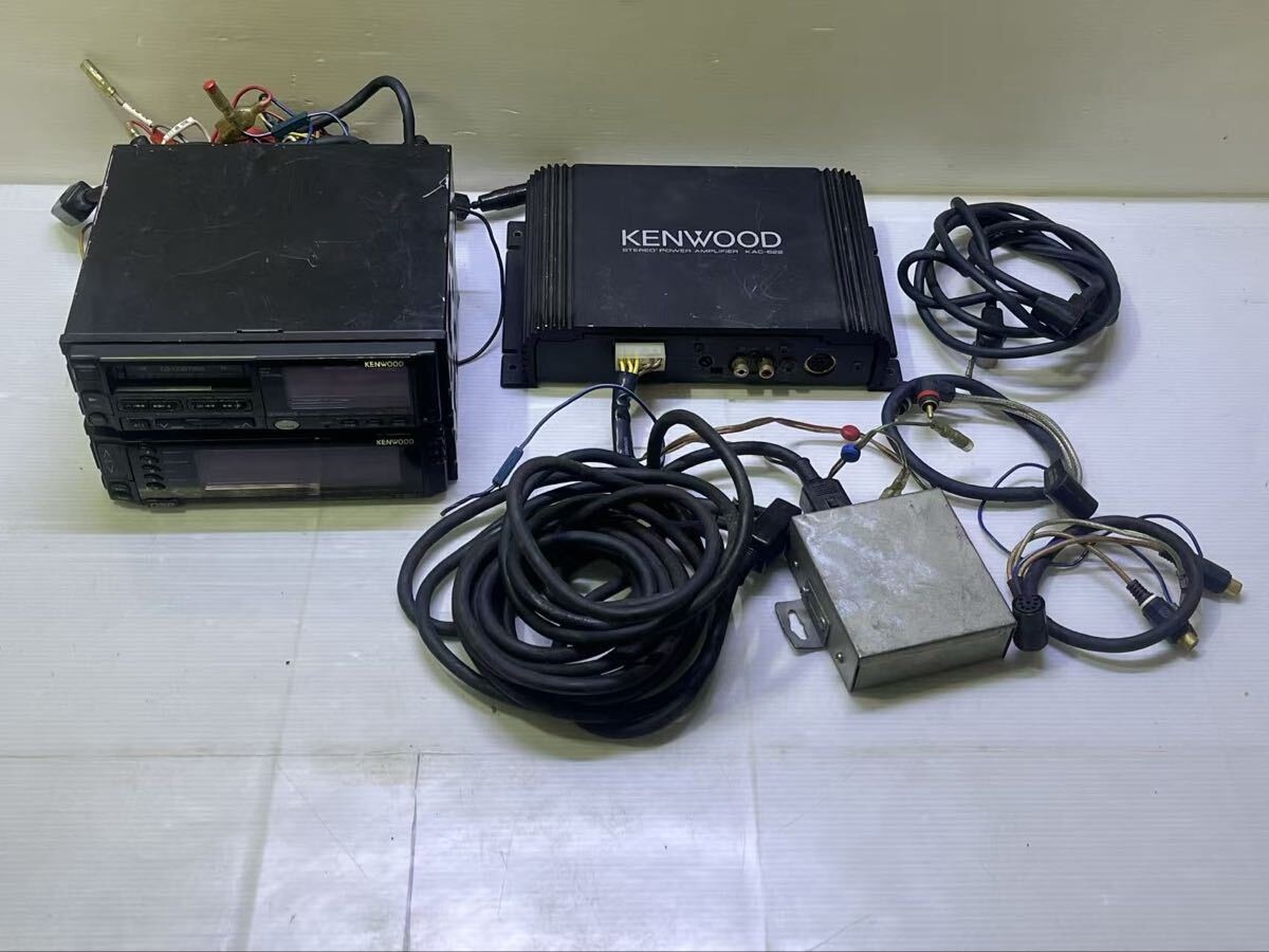 中古 KENWOOD MZ909・X909 セット CD/MD/カセット/グライコ/EQ etc