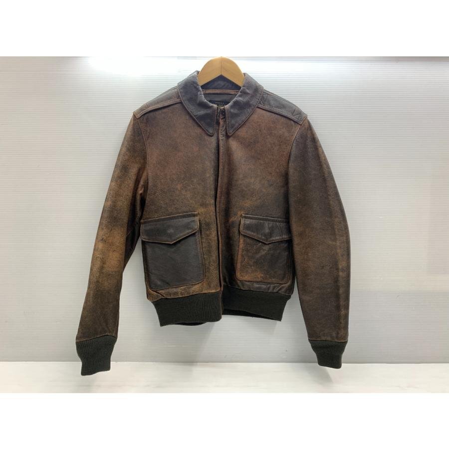 米軍実物 アメリカ製 80年代 クーパー【COOPER】山羊革 A-2 ゴート