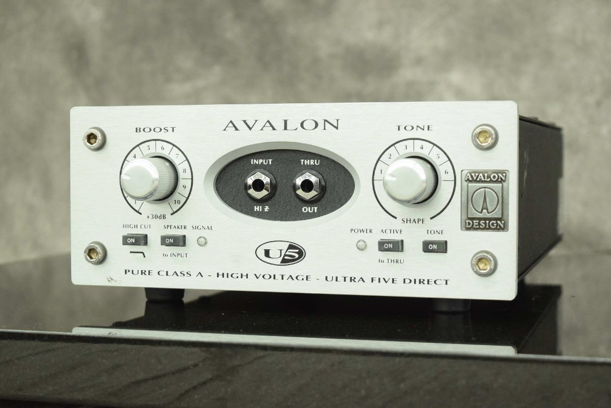 やや傷や汚れあり】【J】AVALON DESIGN U5 プリアンプ アバロン