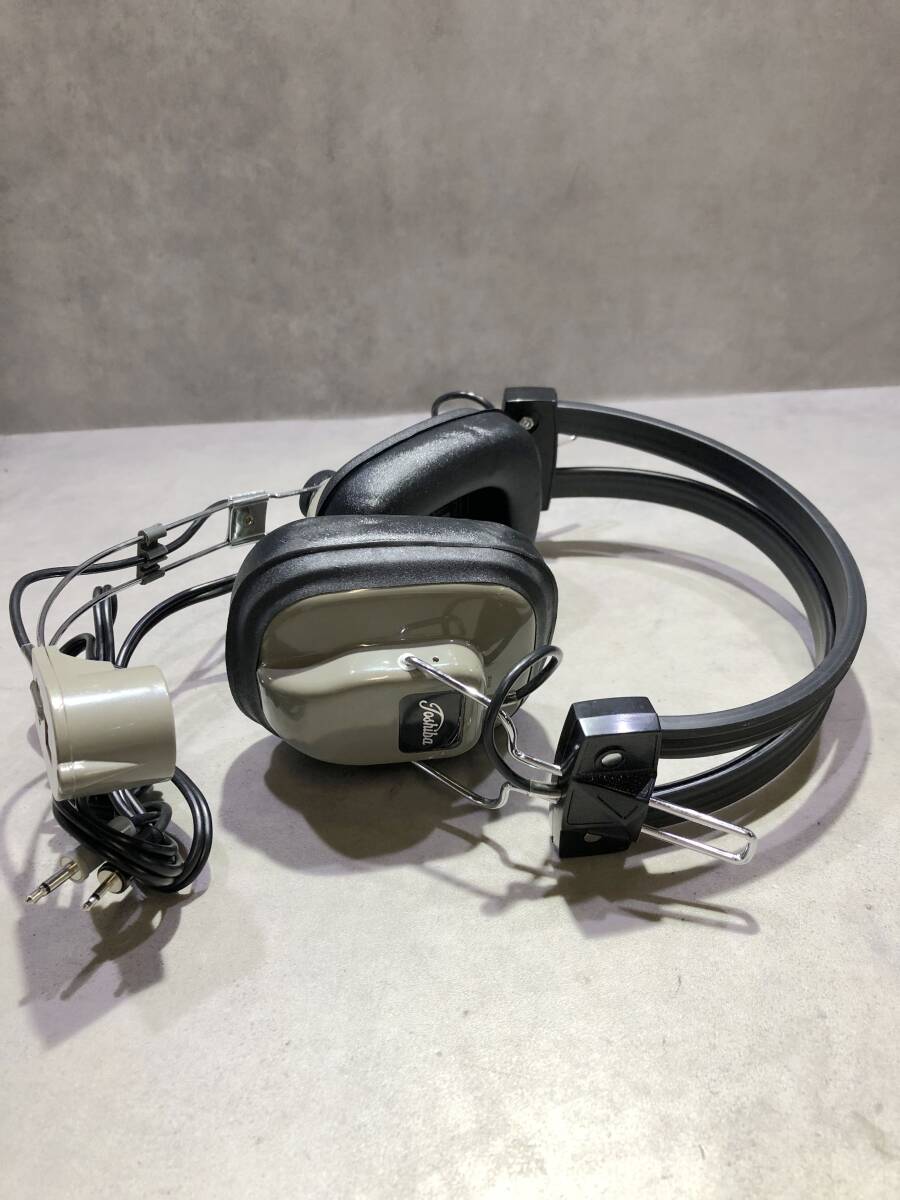 やや傷や汚れあり】☆14968 東芝/TOSHIBA ステレオヘッドホン HR-M2