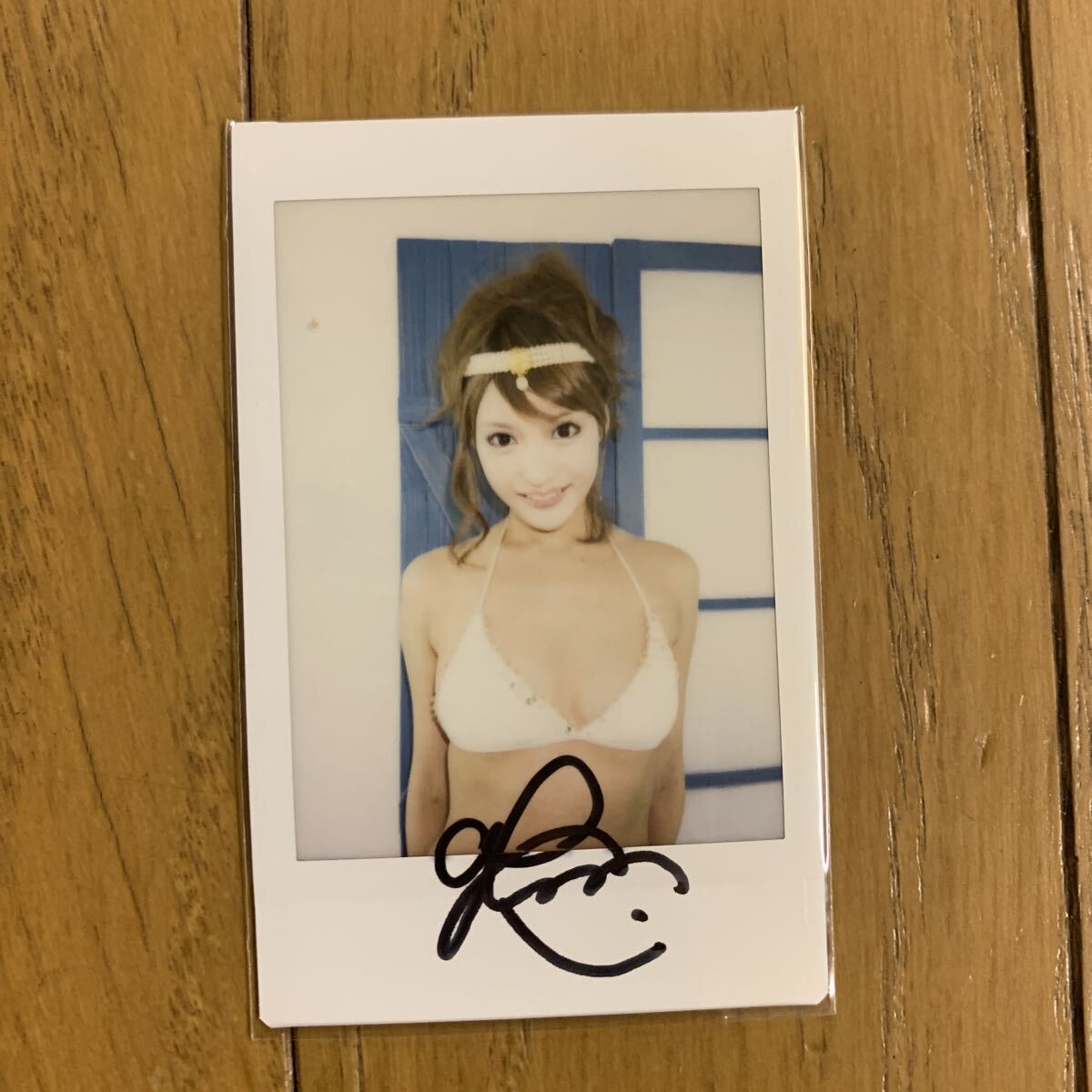 未使用】新ありな 直筆サイン写真 L版 橋本ありな イベント 写真集