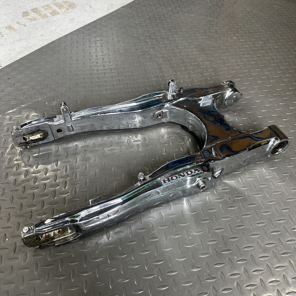 GSX250E GSX400E ザリ ゴキ メッキスイングアーム 検)GS GSX CB の落札