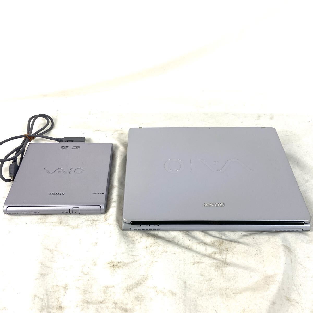 中古】1円～ ソニー VAIO PCG-X505/SP 純正ドライブ付 動作品・訳あり