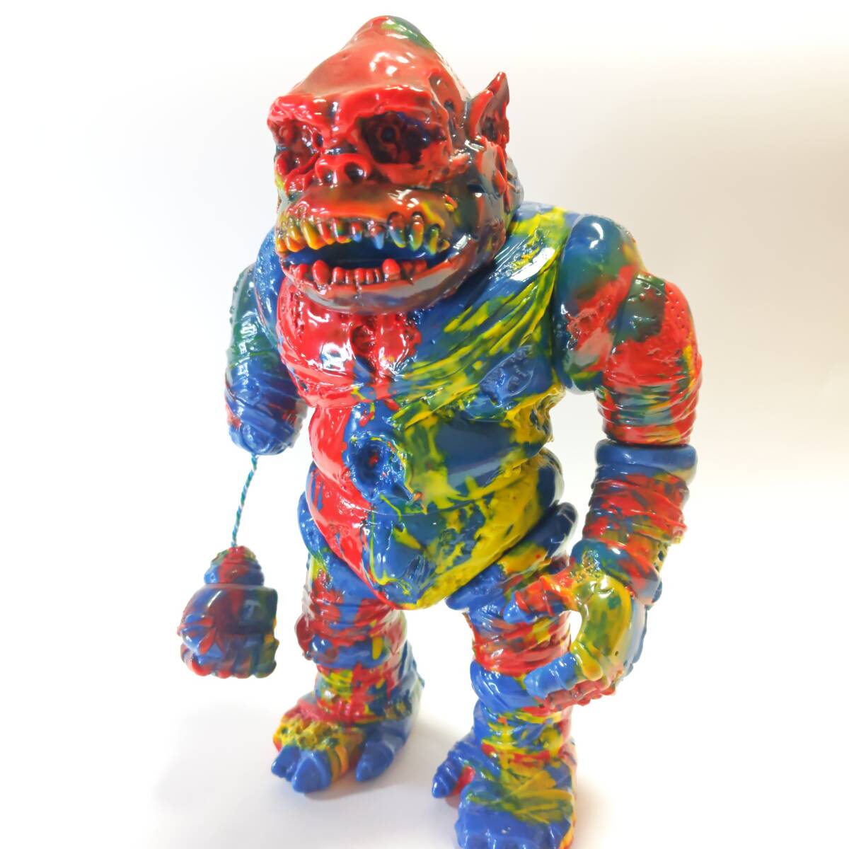キング ゴリラ獣 ピンク成型 アンドロ星獣付 美品 廣田彩玩所 ソフビ