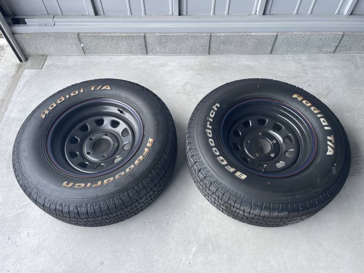 デイトナ 社外15インチホイール 4本 7J ±0 5H 127 BF Goodrich Radial