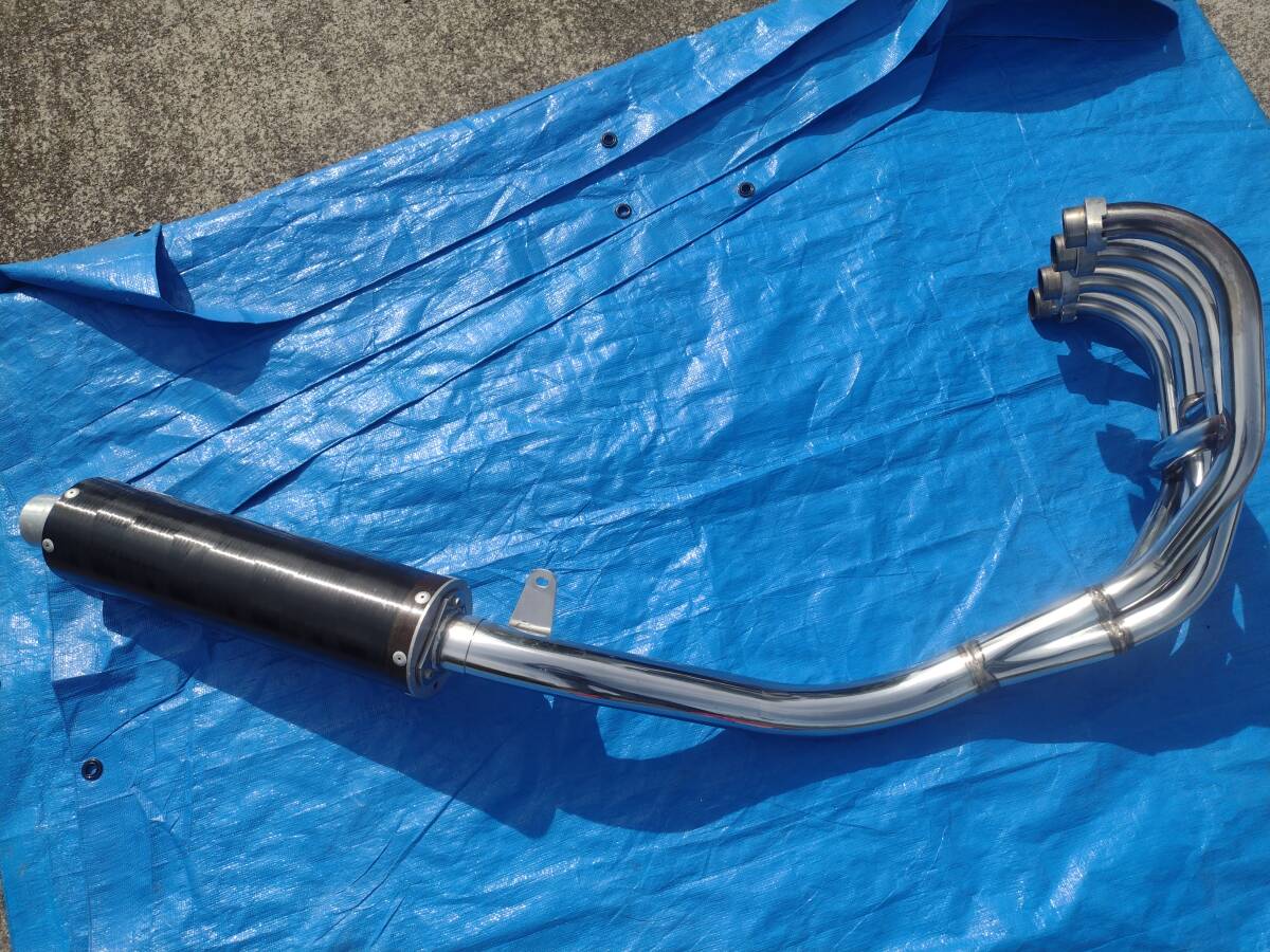 ZRX400 ZRX400-Ⅱ sp忠男スーパーコンバットマフラー カーボンの落札