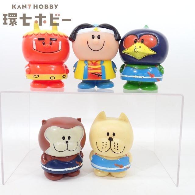 希少☆当時物 日本昔ばなし？ ソフビ 指人形 フィギュア 昭和 レトロ