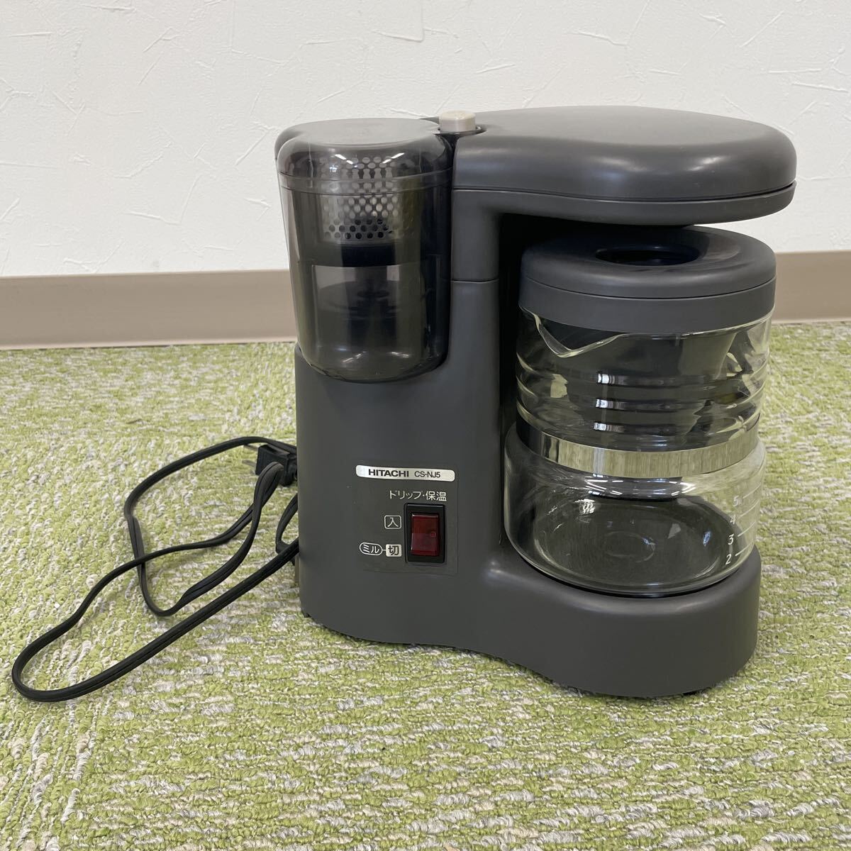 ☆◇ほぼ未使用◇HITACHI/日立◇コーヒーメーカー◇ミル付き◇CS-500M