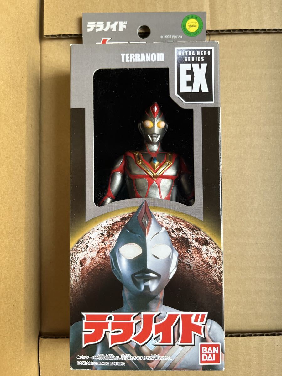 バンダイ ソフビ ウルトラヒーローシリーズEX テラノイドの落札情報