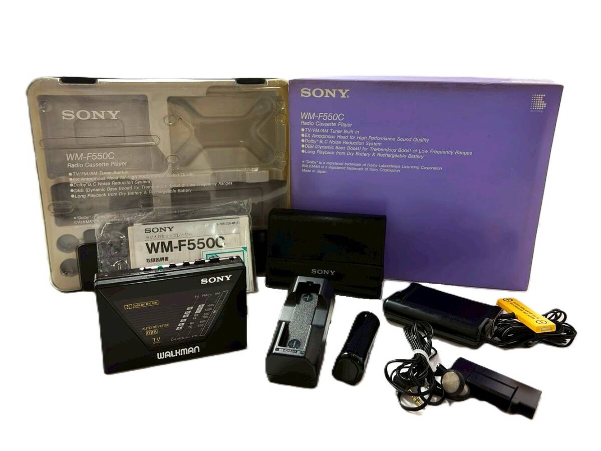 きれい】ソニー SONY ウォークマン WALKMAN WM-F501 黒 希少 ハード