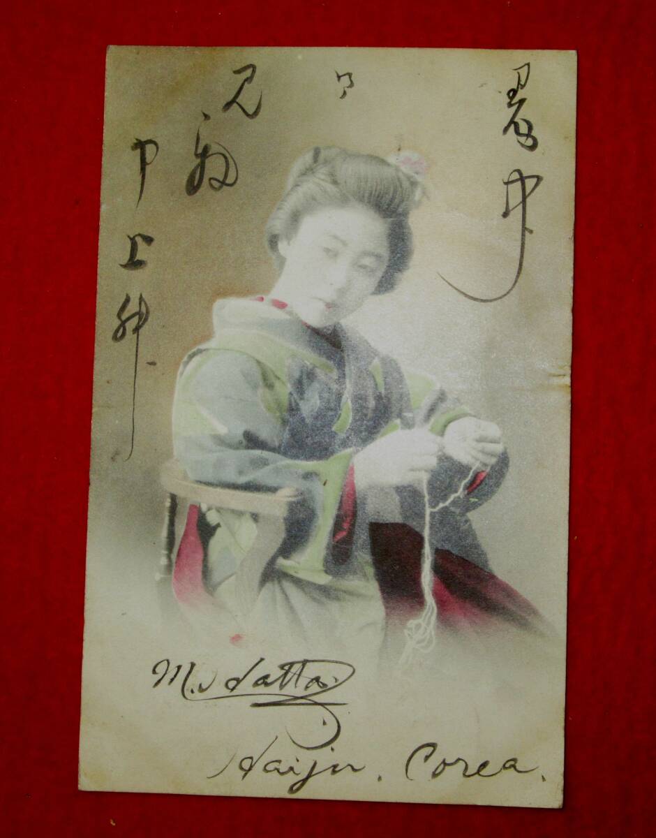 HANA/希少 本物 浮世絵 歌川国彦画【花競春之手遊 三枚続】江戸時代 木