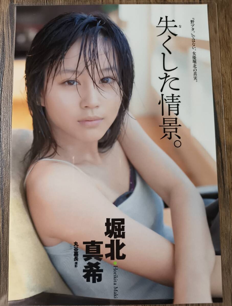 目立った傷や汚れなし】【150μm厚手ラミネート加工】切り抜き 堀北真希