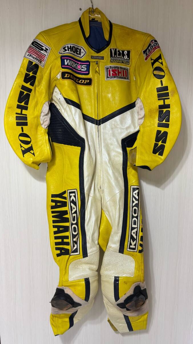 KADOYA カドヤ レーシングスーツ ワンピース ブラック 中古 革ツナギ