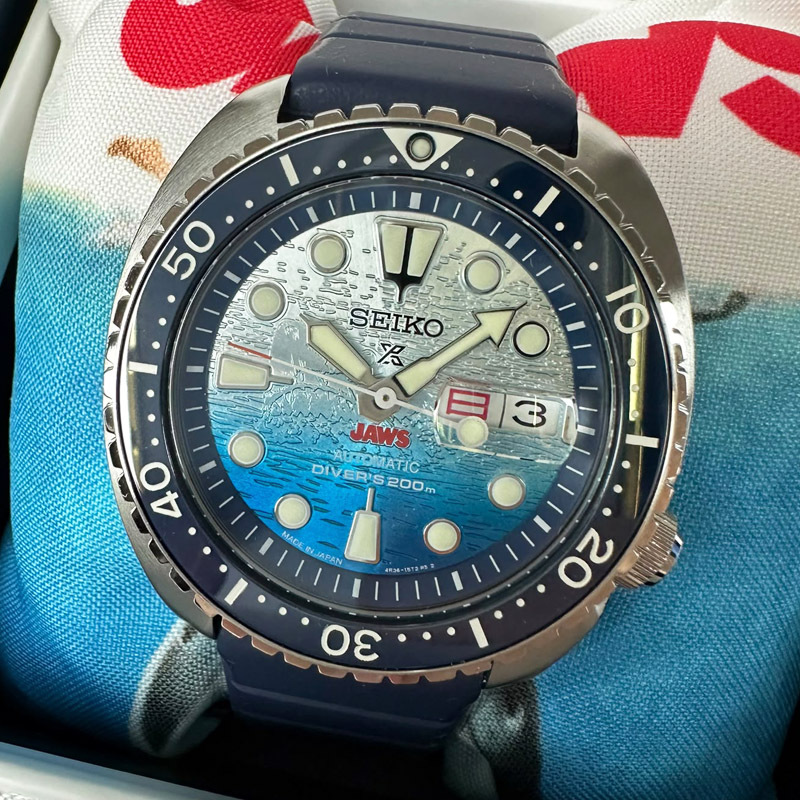 セイコー SEIKO SCUBA 200m 7N85-0070 ブルー シェル文字盤 クォーツ