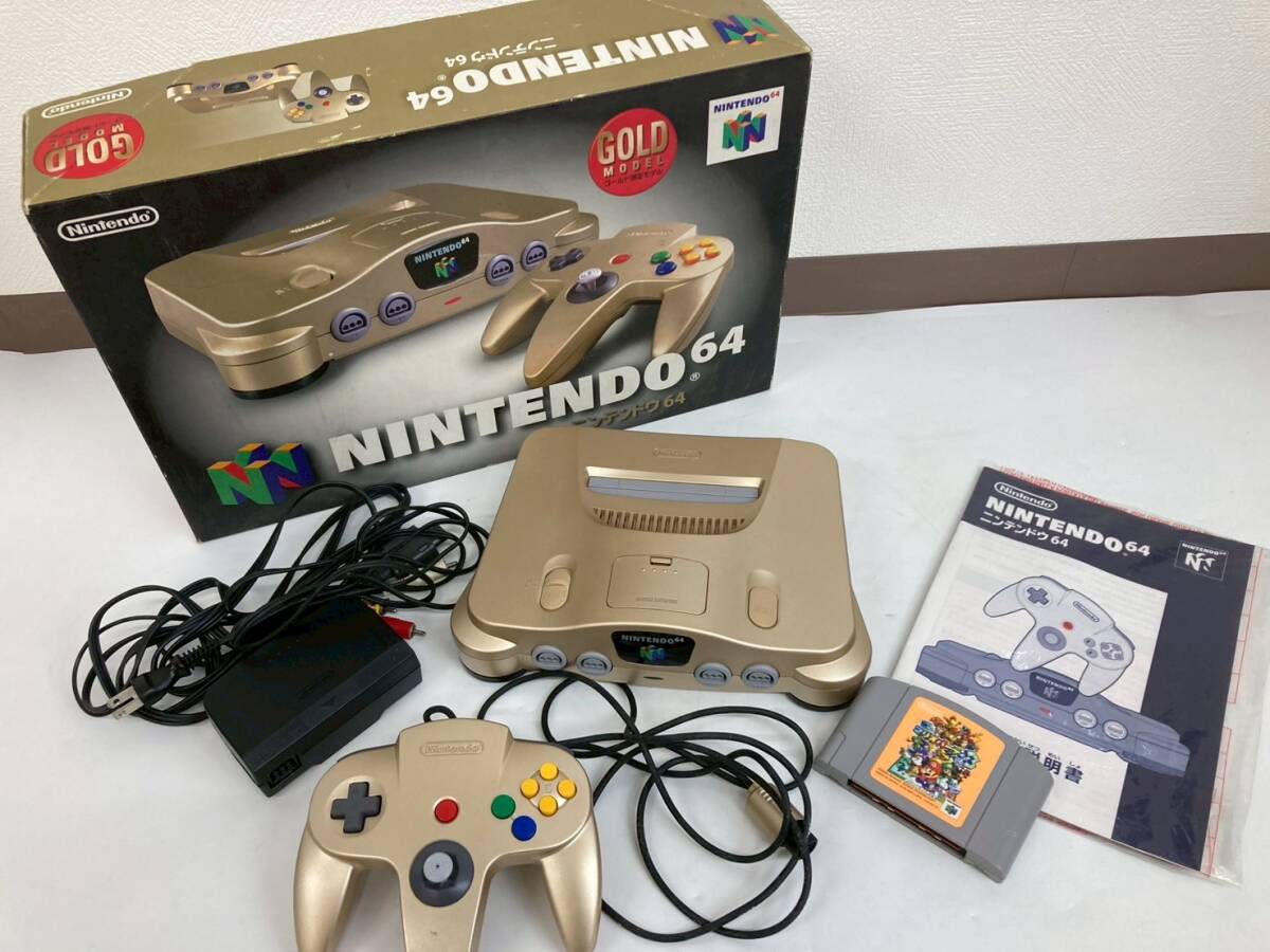 NINTENDO 64 ニンテンドー64 トイザらス 限定 ゴールド クリアブルー