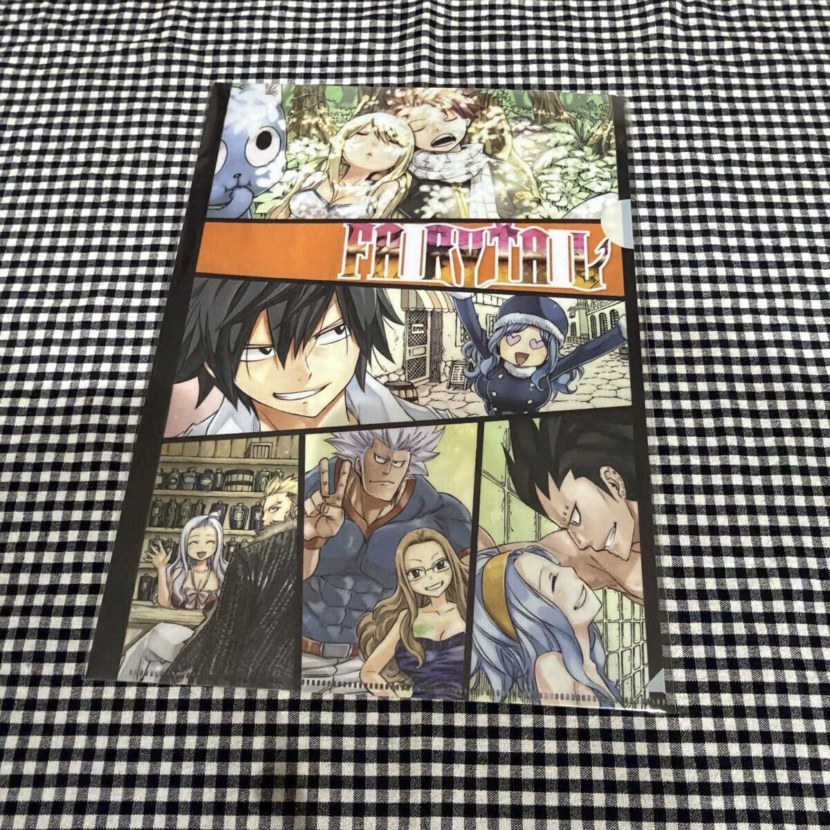 新品】フェアリーテイル 公式グッズ クリアファイル ナツ ルーシィ