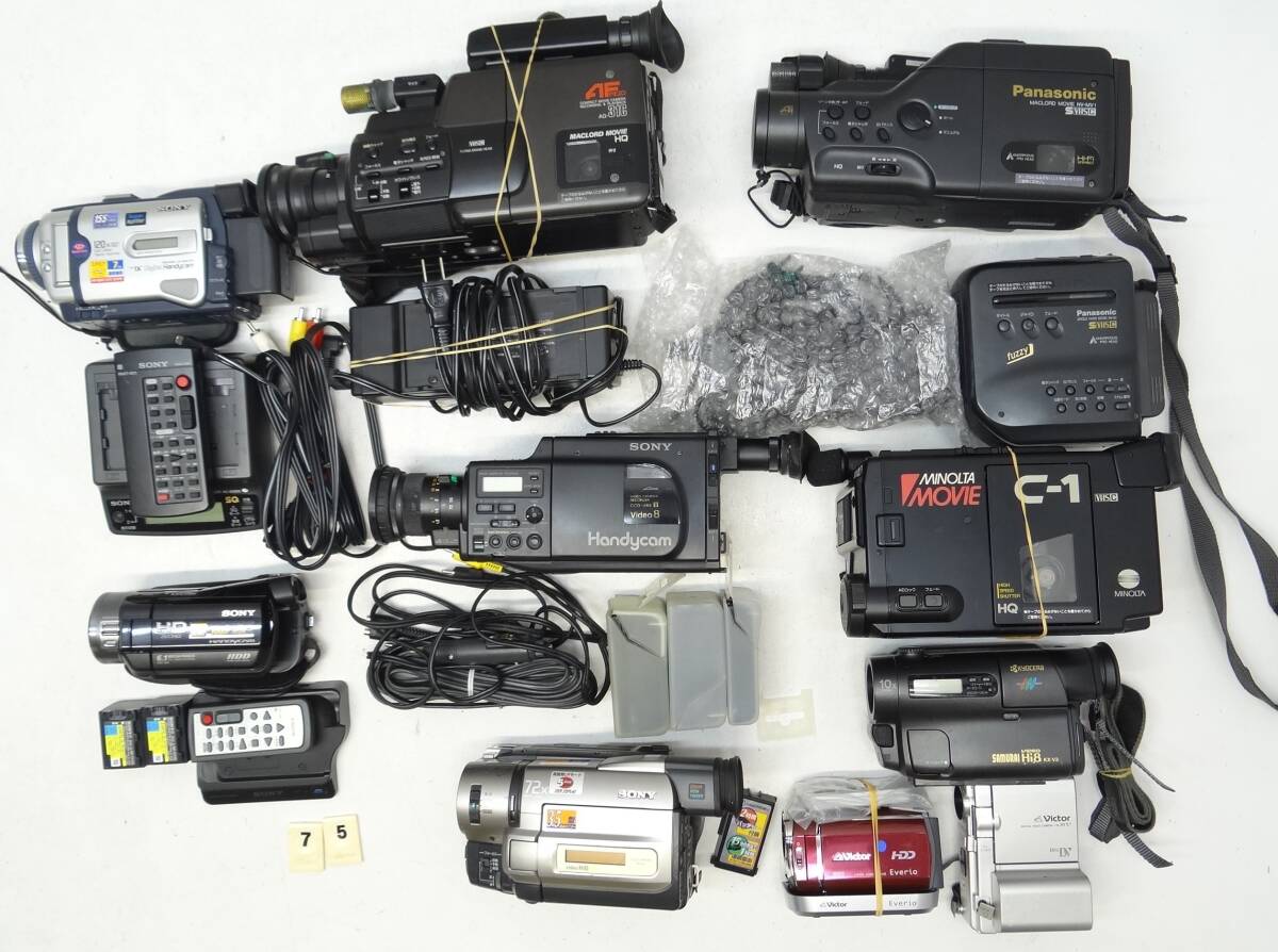 ビクター ビデオカメラ GR-S55 S-VHS VHS-C ムービー◇14の落札情報
