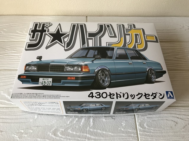 1/24 アオシマ 430セドリックセダン280Eブロアム仕様 完成品の落札情報